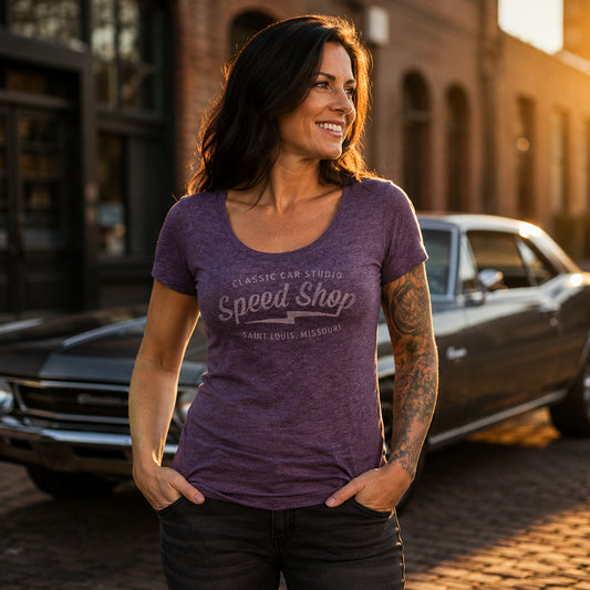 Scoop Neck - Vintage Purple