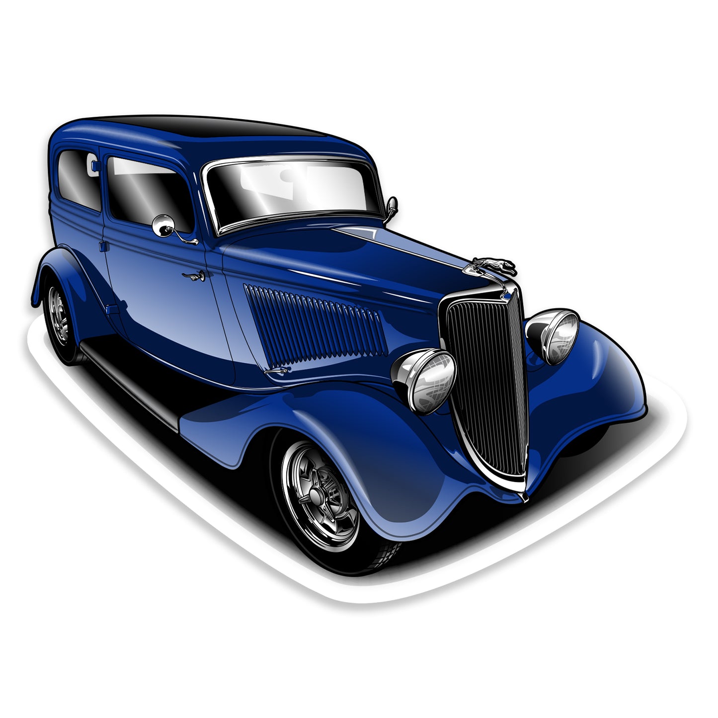 34 Ford Sedan Sticker