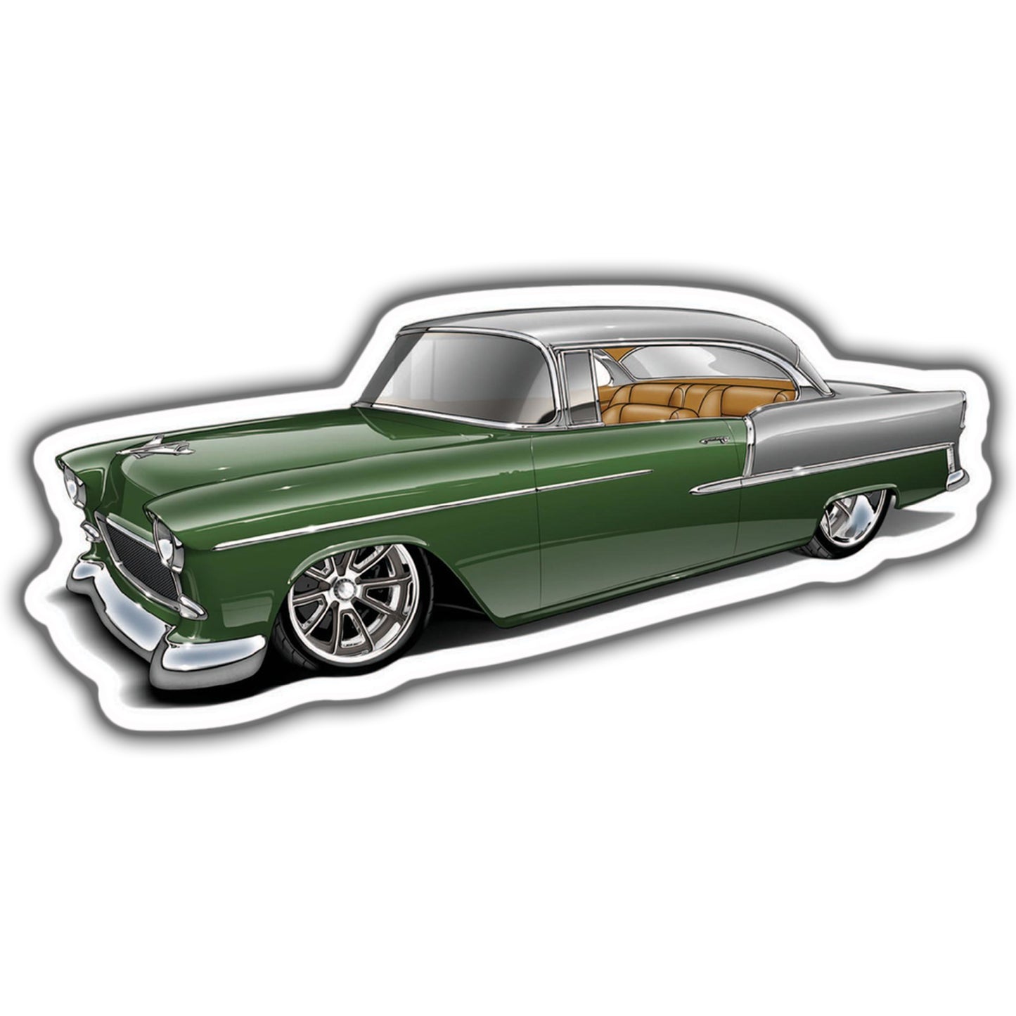 55 Chevrolet Bel Air Sticker