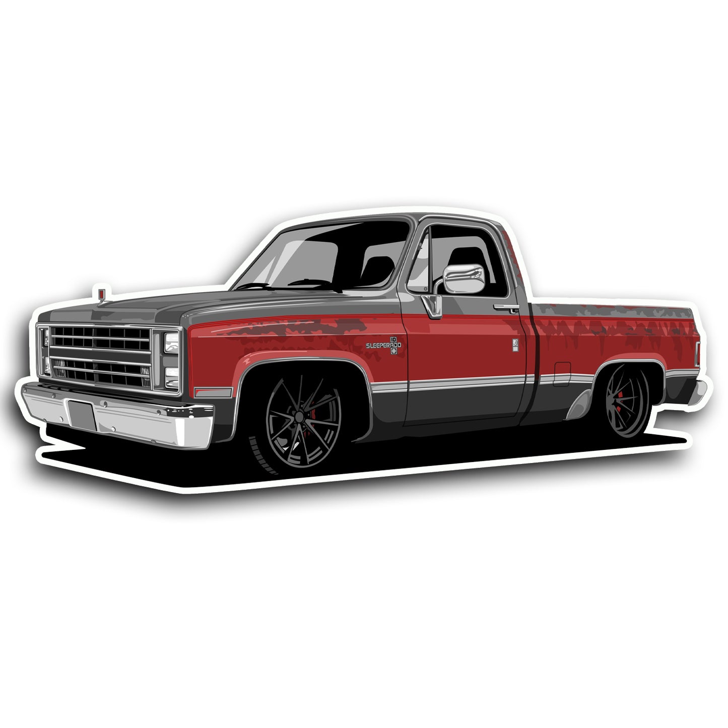 86 Sleeperado Truck Sticker