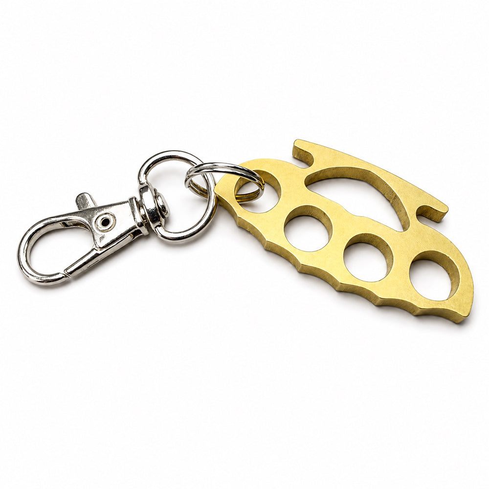 Brass Knuckles Keychain