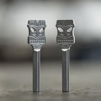 Tiki Mask Billet Lock Knob