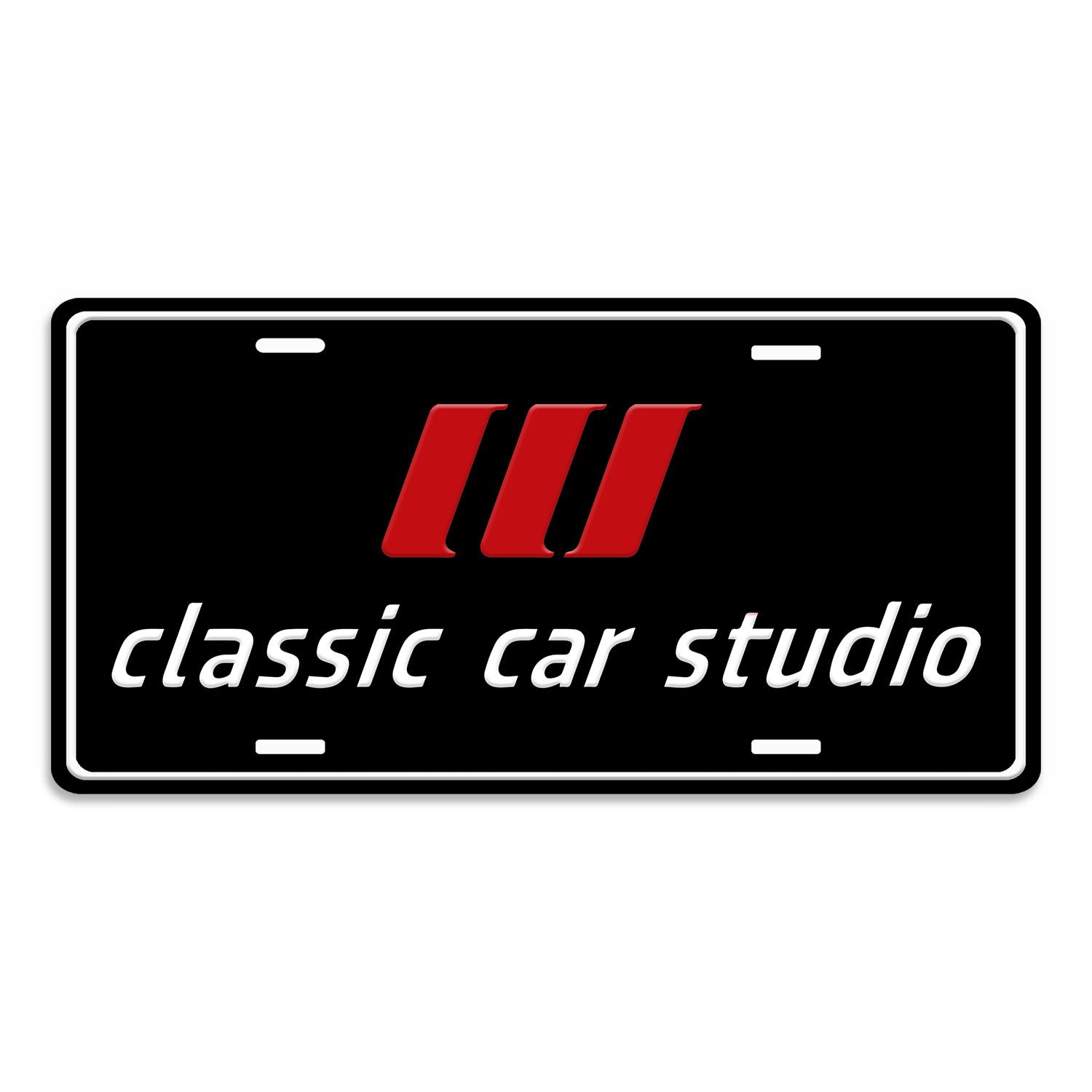 CCS Logo License Plate – Classic Car Studio | Official Online Store